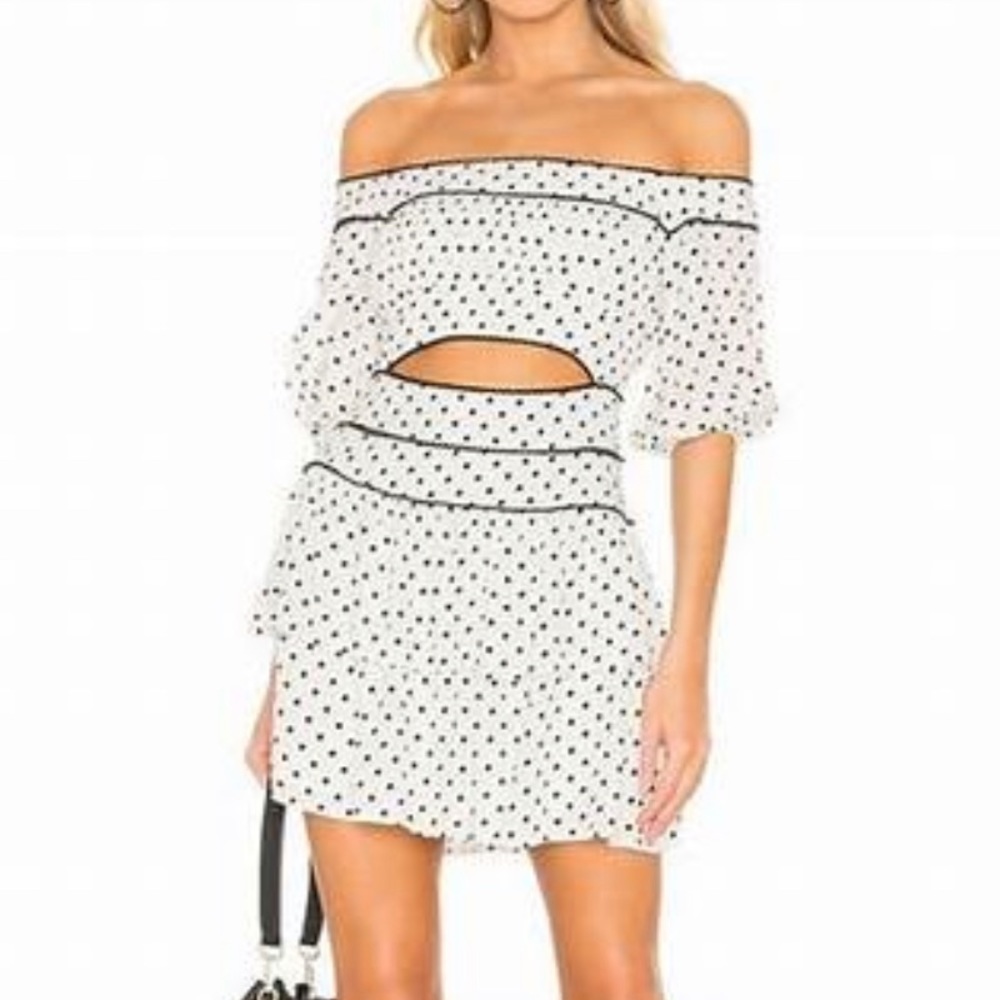 Lovers + Friends Polka dot mini dress